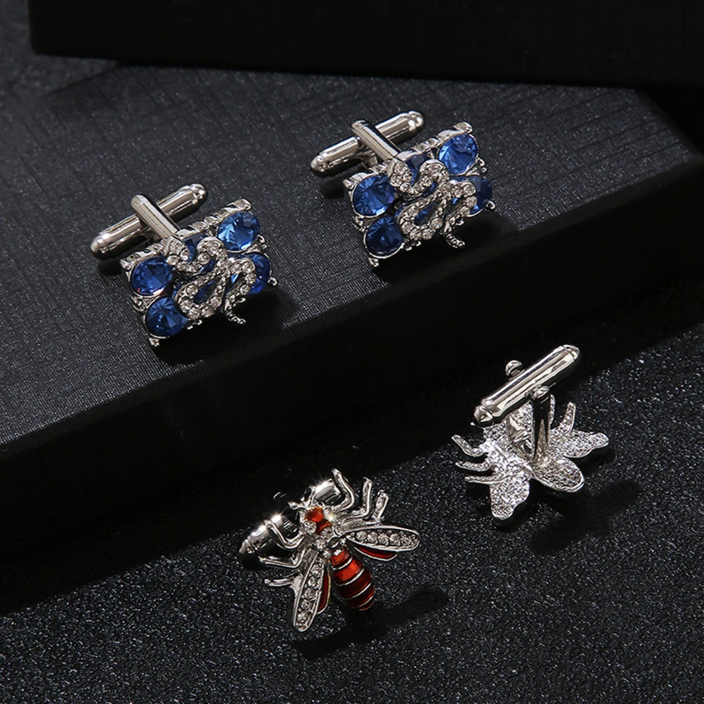 

Fashion Father Business Alloy Rhinestone Groomsmen Mens