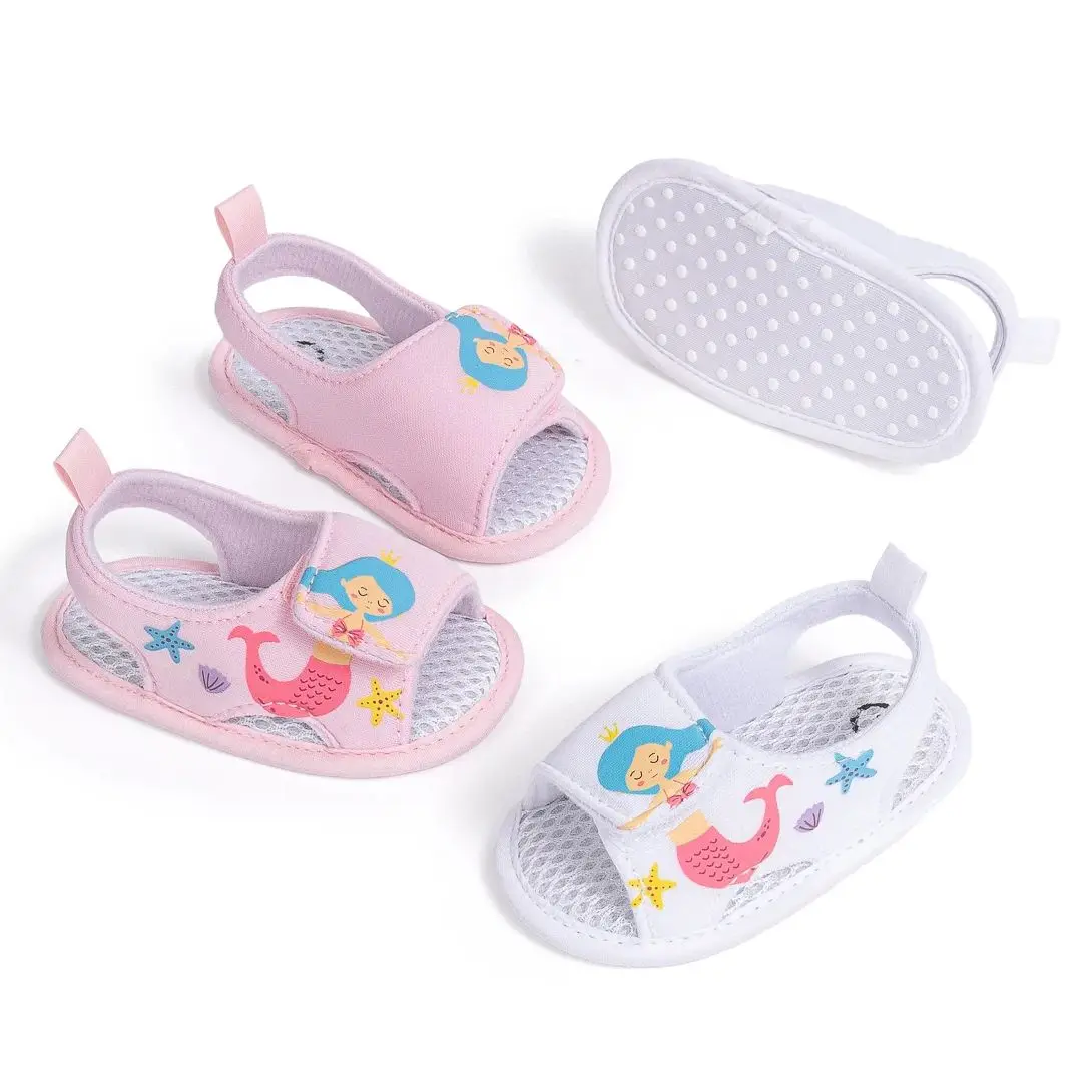 

KIDSUN Animal Print Baby Garden Sandals Summer Newborn Boys Girls Breathable Anti-Slip Sandals Infant Casual Baby Shoes