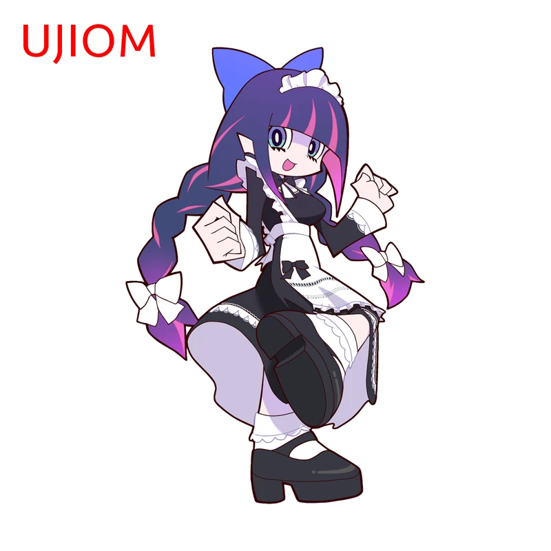 UJIOM Stocking Maid Uniform Wall Sticker Veneer Vestibulec Popular Decorations Decal Suitable For Wardrobe Vestibulec Decoration