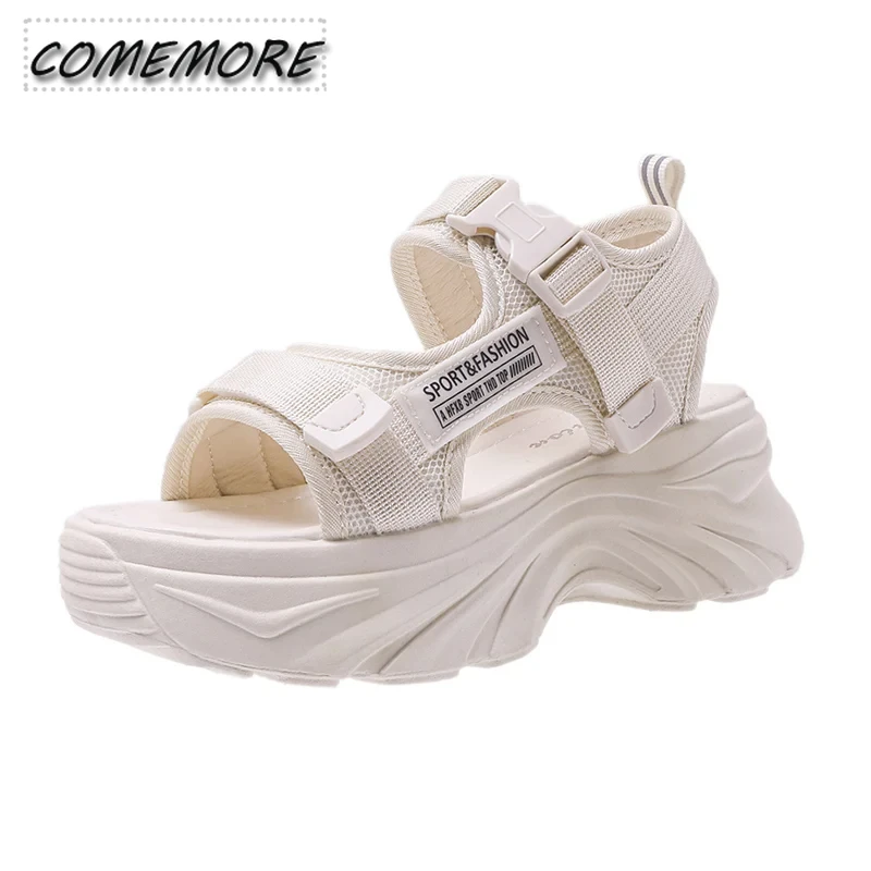 Summer Sandals for Women 2024 New Height Increasing Platform Slope Heel Fish Mouth Sandals Roman Shoes Casual Sneakers Shoes PU