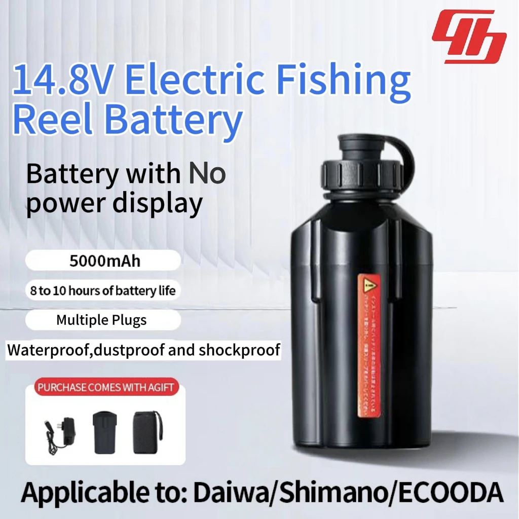

Sea Fishing Electric Reel Battery Power 14.8V no display 5000mAh with multiple plug For SHIMANO 600MJ,MD3000 DAIWA Droplet Wheel