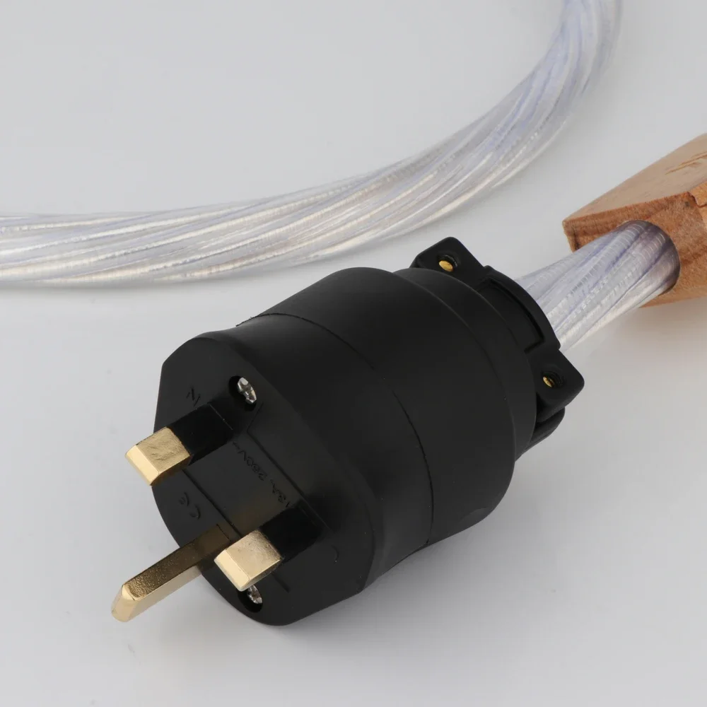 

Nordost ODIN2 High Reference AC Power Cable C19 20A HK UK Standard HiFi Power Cord with Gold Plated UK Power Plug Amplifier