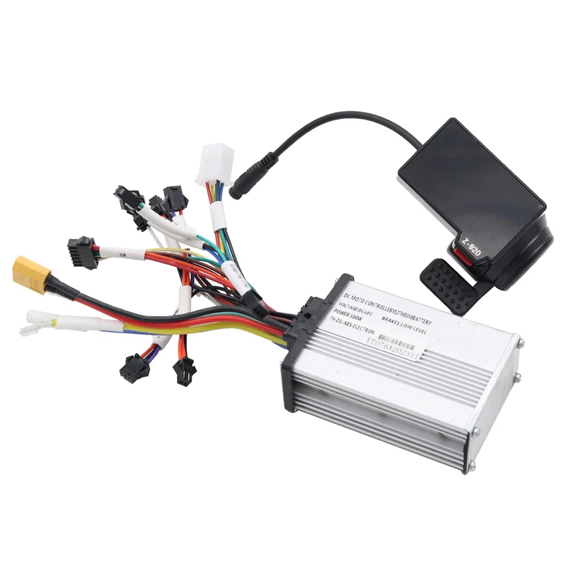 A04E-48V 500W Borstelloze Controller + Z-920 LCD Gaspedaal Voor Kugoo M4/PRO & CROSSER T4 Elektrische Scooter Reparatie onderdelen