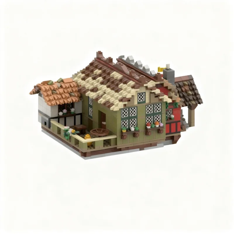 2956pcs MOC Icons Bree Forge Model Building Blocks Toys Architecture Christmas Gifts Display Brick Birthday Creative Collection