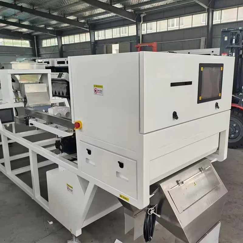 Customized Infrared Optical Color Sorting Machine For Cashew Nut Grading High Precision Sorting Equipment