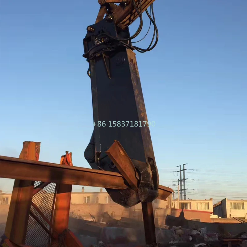 High Quality Demolition Shear Hydraulic Excavator Shear Concrete Excavator Shearing Attachment Forestry Excavator Shear Deposit