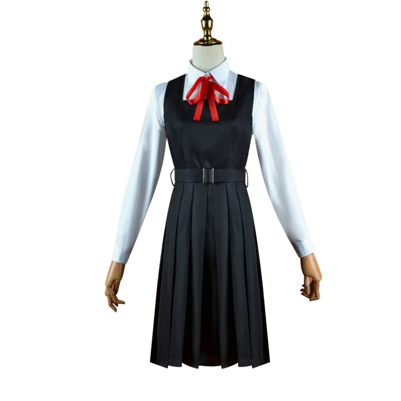 Piła łańcuchowa mężczyzna mitasa naprawdę przebranie na karnawał naszyjnik krawatowy peruka krótka pierścień uszczelniający kobiet anime Halloween uniform