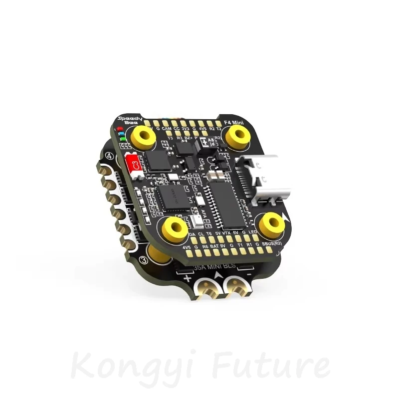 SpeedyBee F405 BLS V2 Flight Controller 4in1 35A Mini ESC Stack 20x20 Mounting Hole for FPV Racing Drones