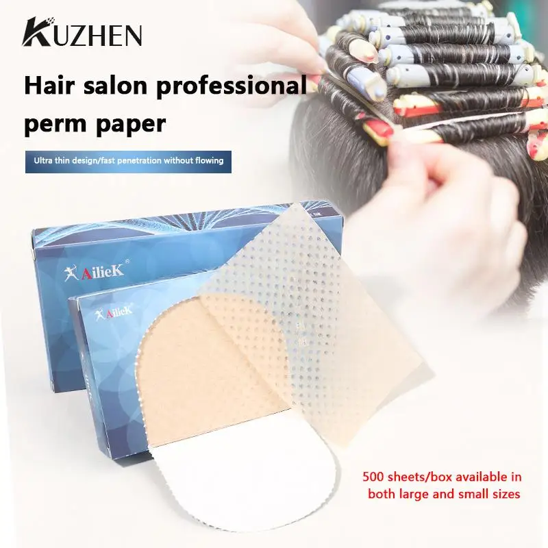 

S/L 500 Sheets Ultrathin Perm Papers Heat Resistant Blanching Hair Styling Tool Salon Disposable Perm Hair Paper Hairdressing