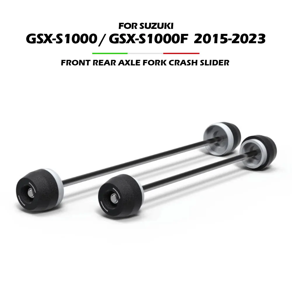 

GSX-S Motorcycle Rear Front Axle Fork Crash Slider For SUZUKI GSXS1000 GSXS1000F 2015~2023 Wheel Crash Slider Protector Parts