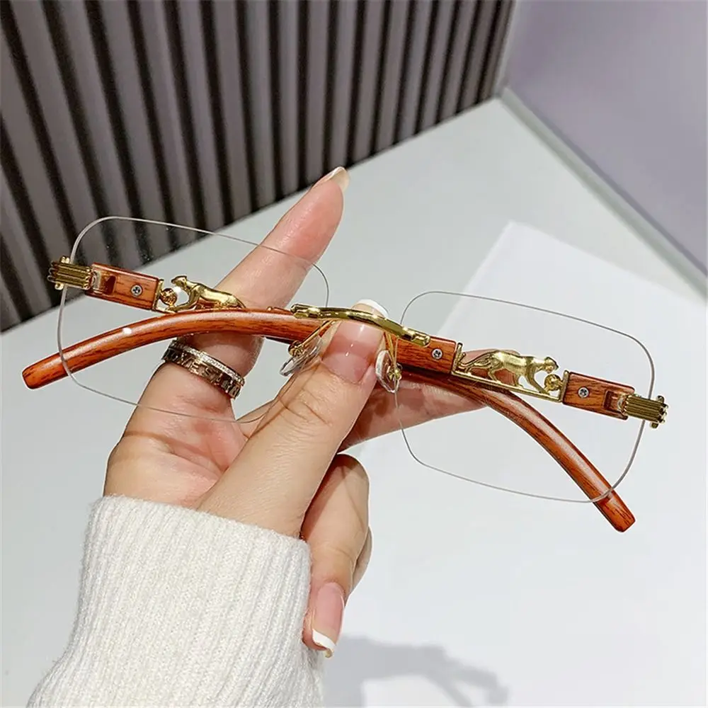 

UV400 Rimless Cut Edge Sunglasses Fashion Metal Temples Unique Retro Shades Cool Rectangle Sun Glasses for Women & Men