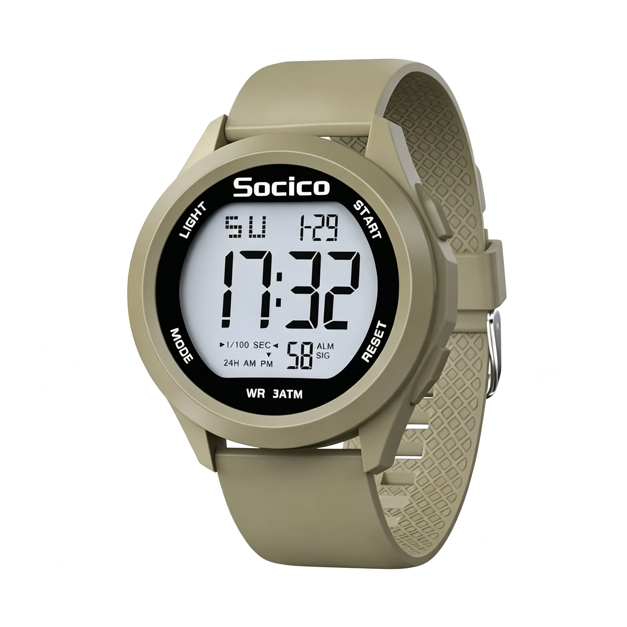 Men Digital Watch Sports Watches Timing Function Alarm Clock Waterproof 30M Digital Watch Military Clock Large Screen