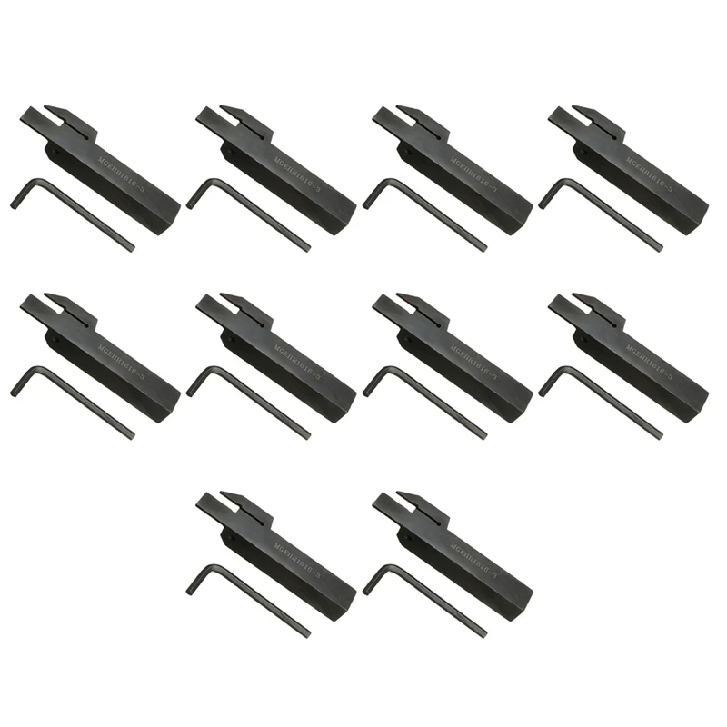 

10X MGEHR1616-3 Lathe Cut Off Grooving Parting Tool Holder For MGMN300 Insert CNC