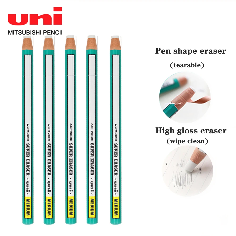 UNI Eraser EK-100 Pen-Type Roll Paper High-Gloss Rubber Detail Pen Environmental Protection Rubber Pen