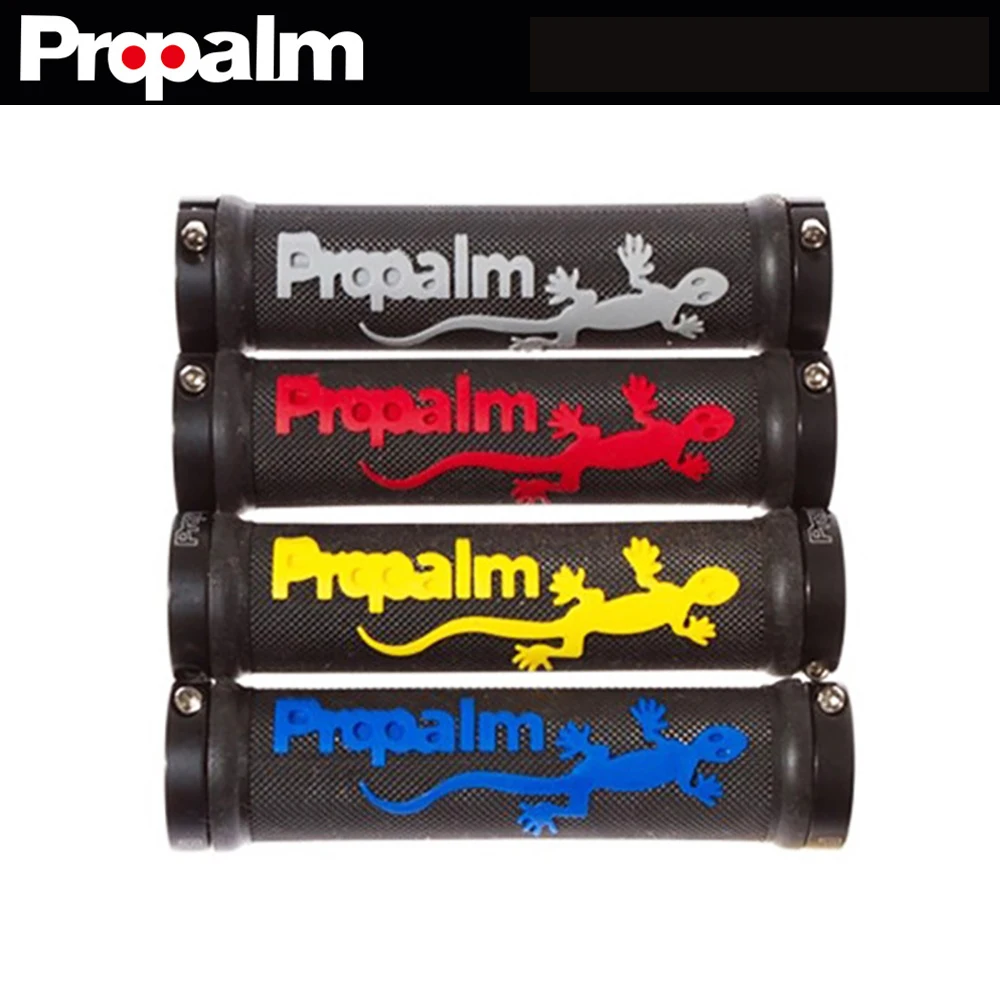 Propalm Mountain Road manopole per biciclette maniglie dritte gomma alluminio doppio lato Lock-on manopole per bici coperture attrezzature per