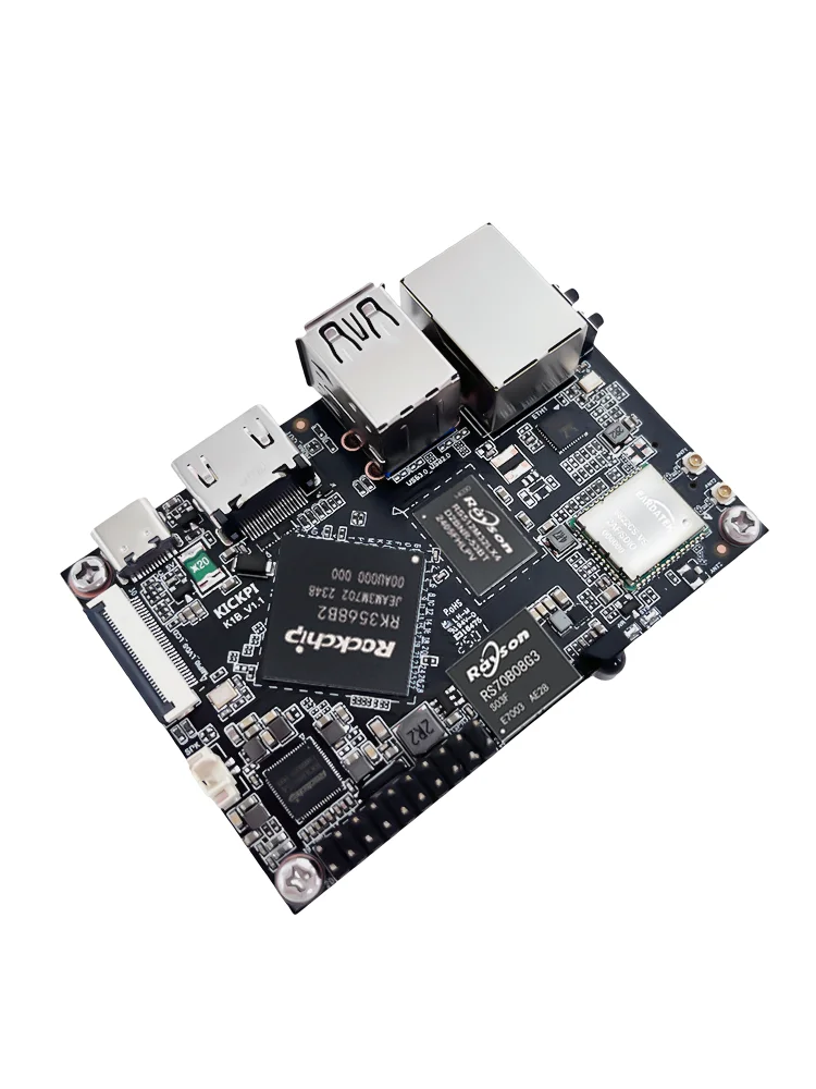 KICKPI K1B كمبيوتر لوحي واحد Rockchip RK3568 رباعي النواة 64 بت، WiFi5 BT5.0 أندرويد Ubuntu Debian Pi البديل