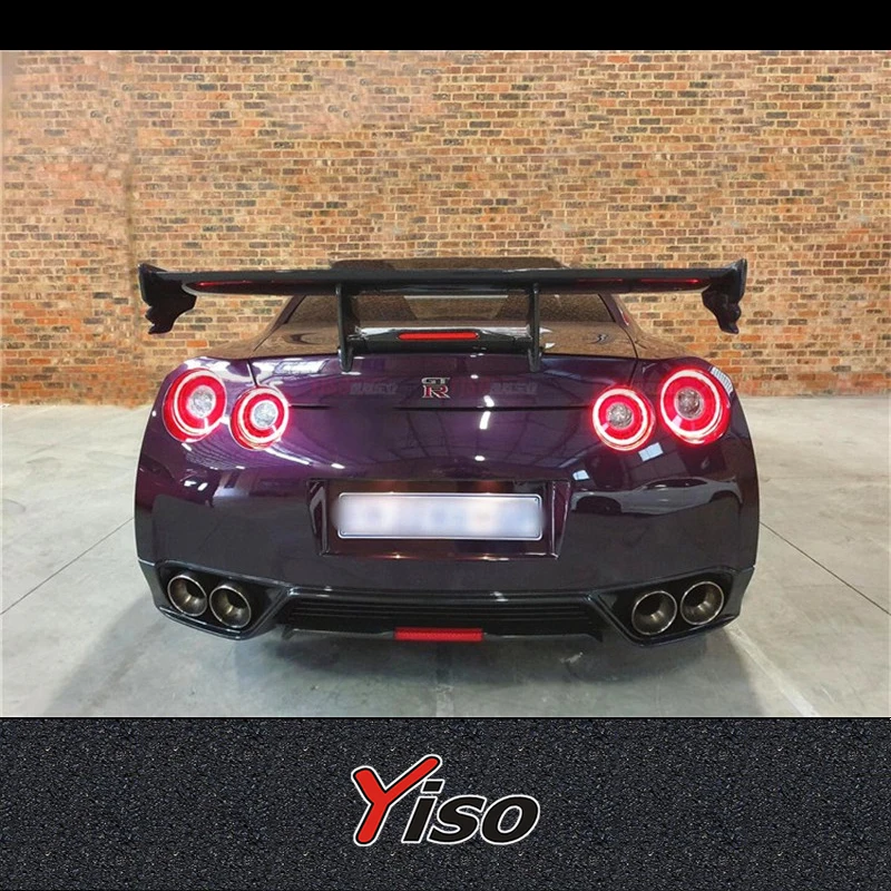 

Suitable for R35 GTR GTR35 Carbon fiber NISMO Empennage Modified encirclement R35 GTR GTR35 NISMO WING