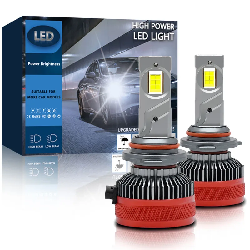 QIDEWIN LED Bulb Canbus 7535 Chip High Power Car LED HeadlightLamp 12v 24v Canbus 9005 9006 9012 H1 H4 H7 H11 12V 24V