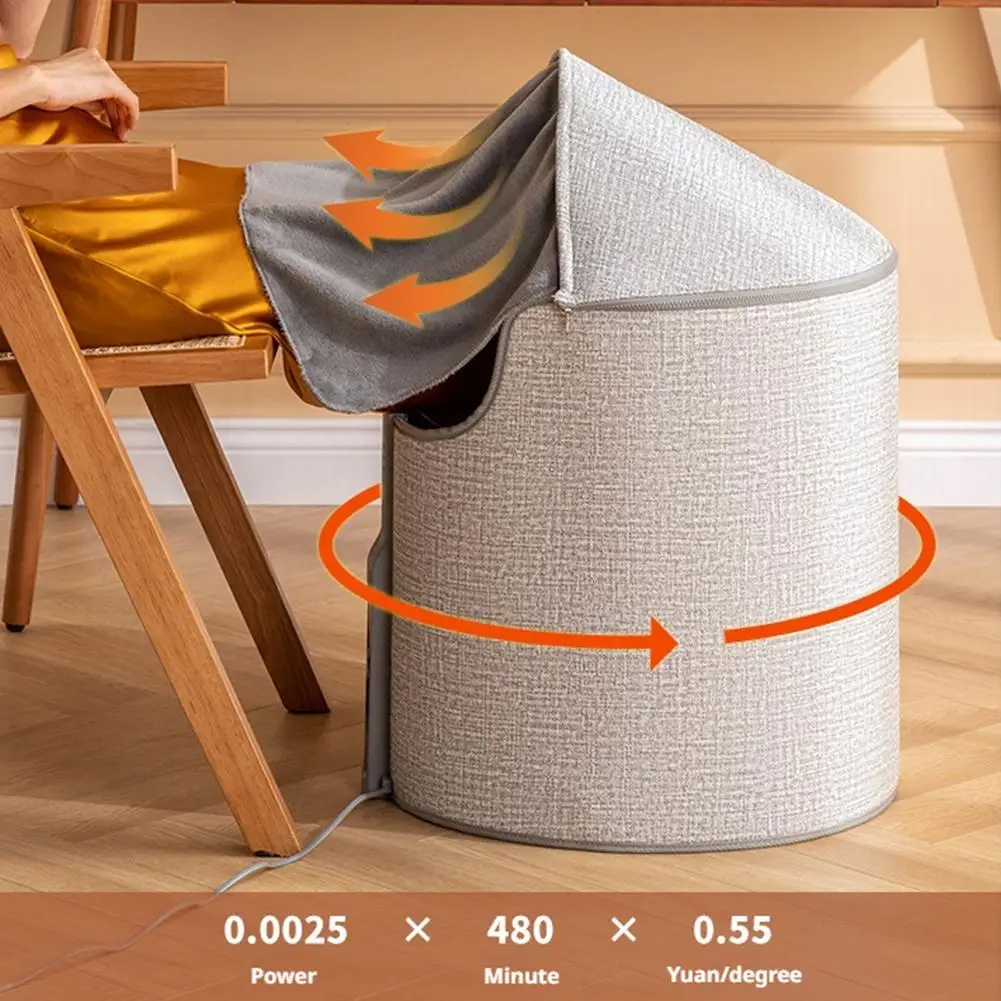 

Electric Foot Heater Under Desk 5 Heat Settings Digital Switch Silent Ergonomic Leg Warmer Home Office Heating Equipment