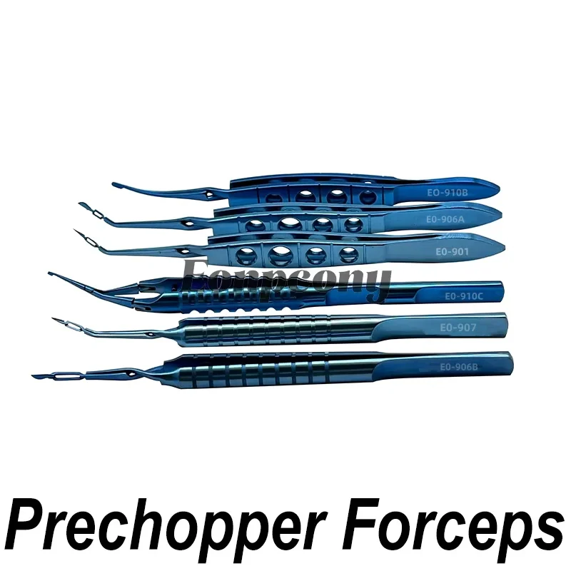 Akahoshi Phaco Combo Prechopper Fórceps, Dodick Brown Nucleus Cracker, Instrumentos cirúrgicos oftálmicos