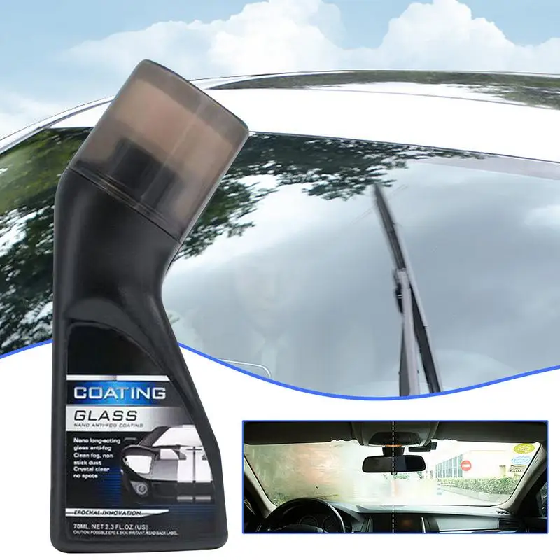 Glass Anti-Fog Rainproof Agent 90ml Auto Windshield Anti-Fog Agent Highly Efficient Car Care Tool For RV Small Car Sedan Truck