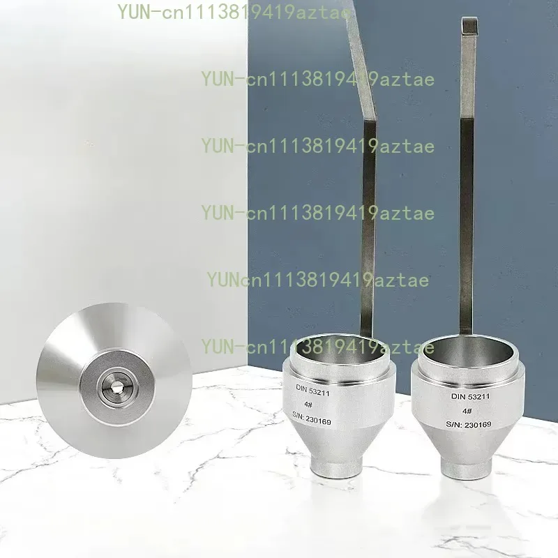 Portable DIN 4/6 Viscosity Cup Diffuse Paint Liquid Measuring Cup