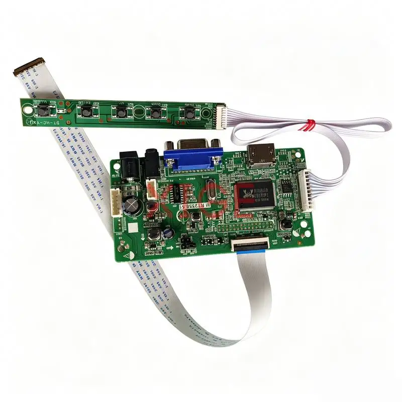 

Плата контроллера экрана для B140XTN02 B140XTN07 B140XTN03 B140XW01, 1366*768, HDMI+VGA, для ноутбуков и мониторов, 1366x768 EDP, 30-контактный комплект