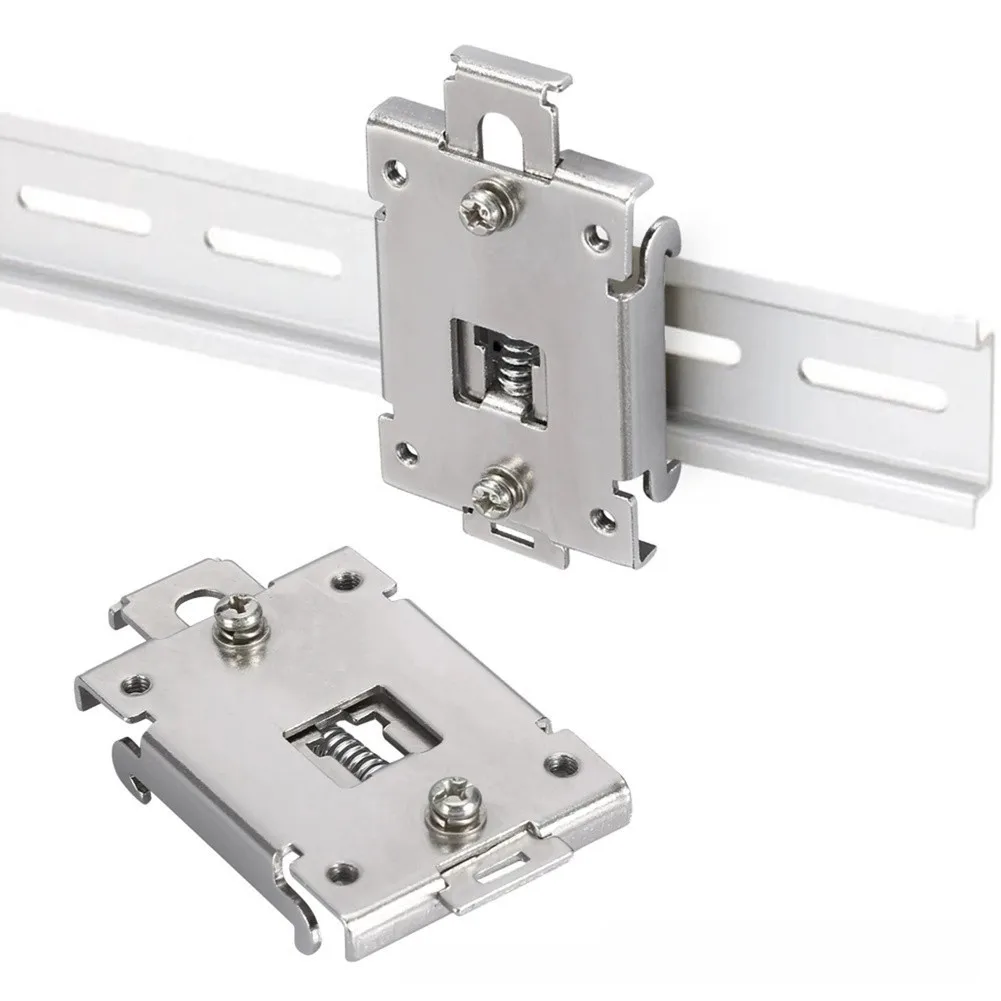 Solid State Relay Holder DIN Rail Mounting Clips Long-lasting Mounting Support Mounting Bracket Quick Installation Design