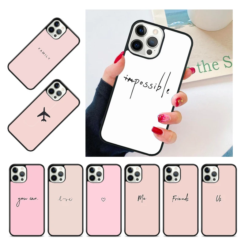 SASSY QUOTES TPU Phone Case Cover For iPhone 15 16 14 13 12 Pro Max mini 11 Pro Max XS X XR Plus Coque Shell