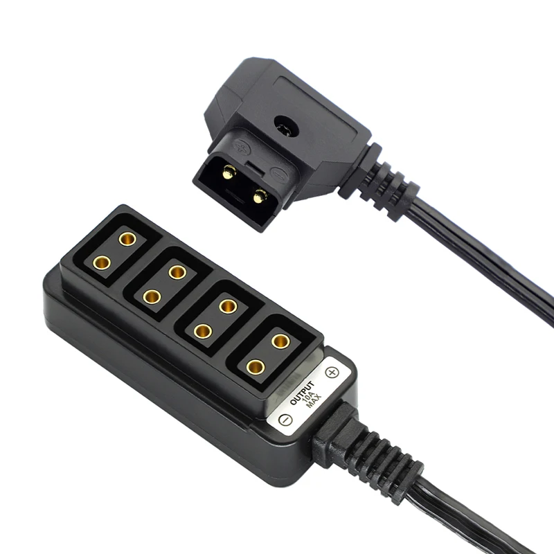 

D-Tap Male To 4-Port D-Tap Female Camera Power Supply Distributor DTAP Fourway Splitter for Anton V-mount Battery Photography