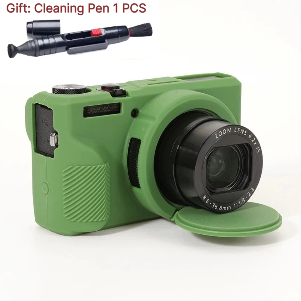 Camera Silicone protective case For Canon G7X MarkIII  G7X3 Camera Bag soft case Anti-drop Rubber case +1 PCS Free Cleaning Pen