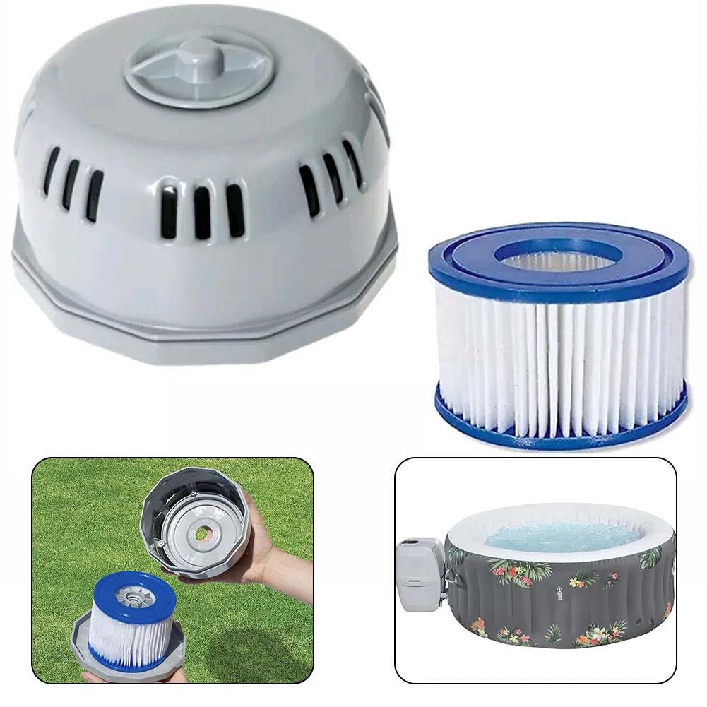 Filter + Holder For All Inflatable Hot Tubs Spas Type VI Filters For Lay-Z-Spa For SaluSpa For Lay Z Spa Miami 54123