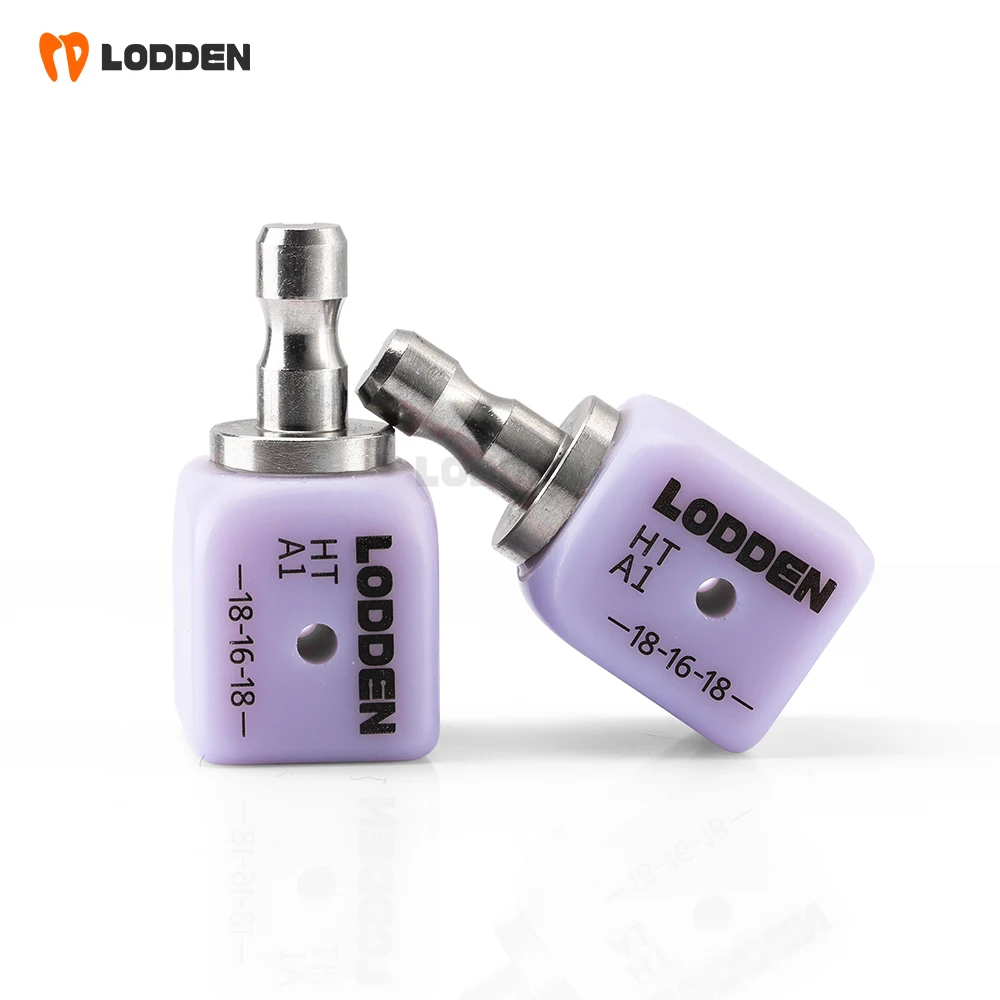 Lodden 4pcs A16 Dental Glass Ceramic Block with Positioning Holes Preformed Lithium Disilicate Block CEREC Sirona CAD/CAM System view 6