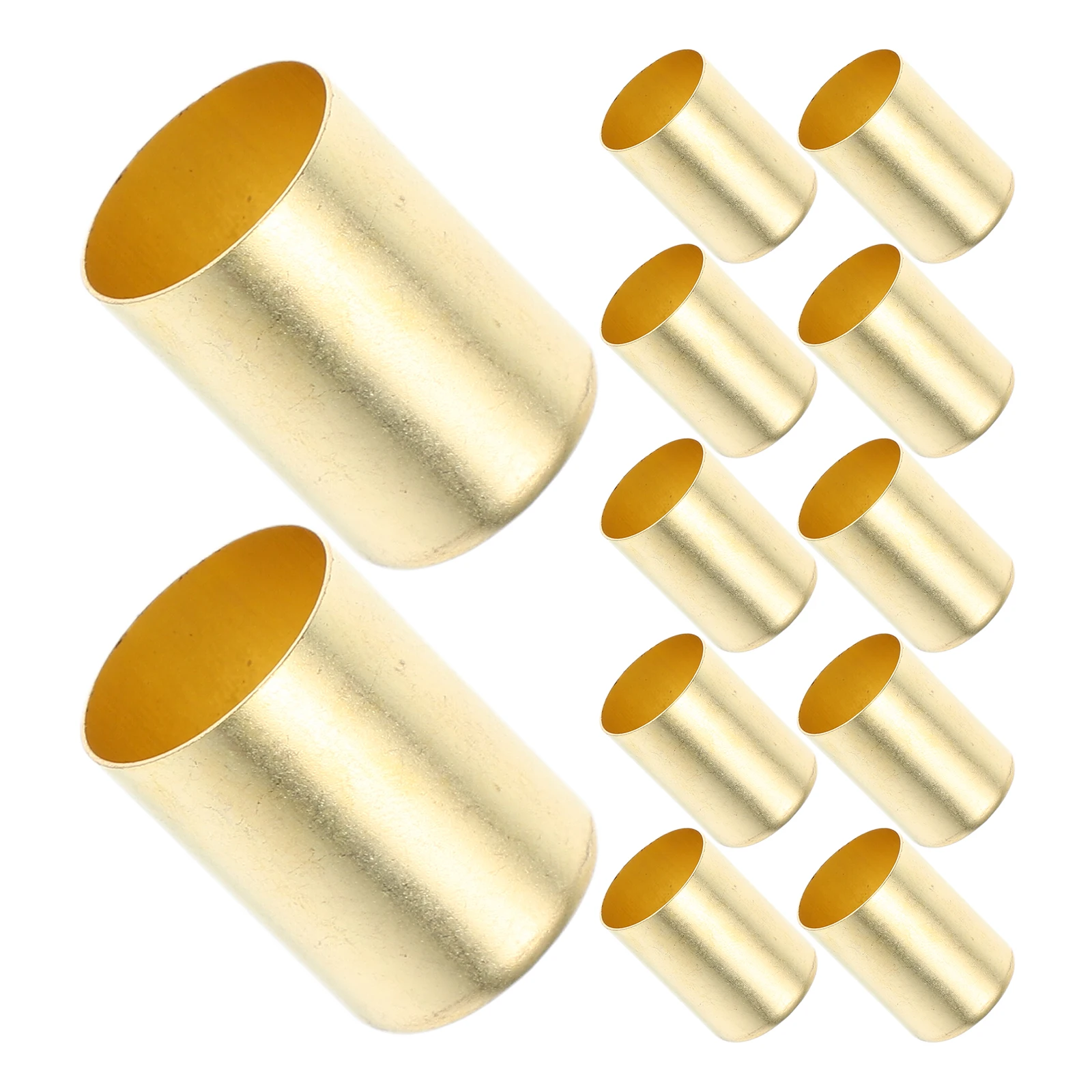 

50 Pcs Tube Sleeve Metal Fitting Repair Tool Compression Kit for Air Compression Ferrules Hoses Tubes Sprayers Torch Fittings
