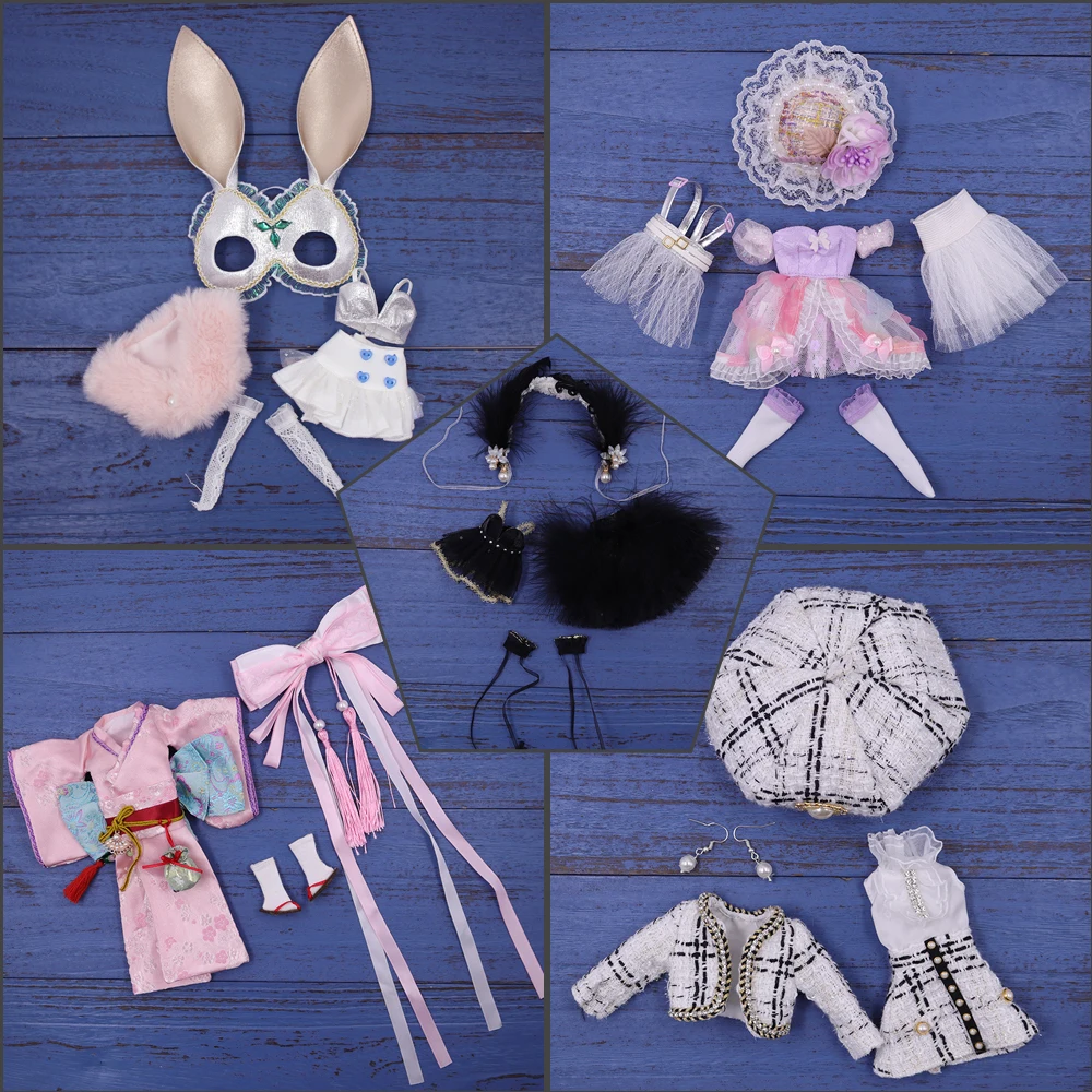 ICY DBS 1/6  Blyth Doll clothes,Elegant suit, Sexy,  kimono, Black Swan dress high quality for 1/6 30cm normal toy outfit