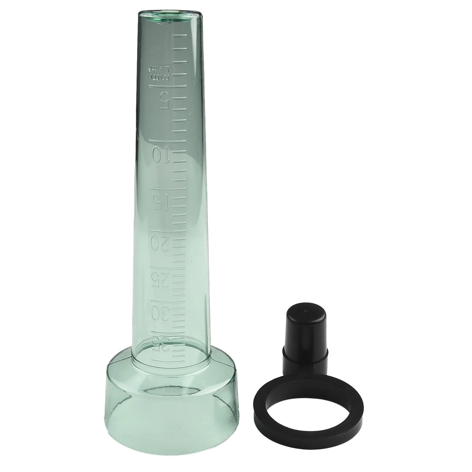 

Outdoor Rain Meter, 1pcs Water Rain Gauge for Garden, Convenient and Easy to Use, Green Color Blends with Surroundings