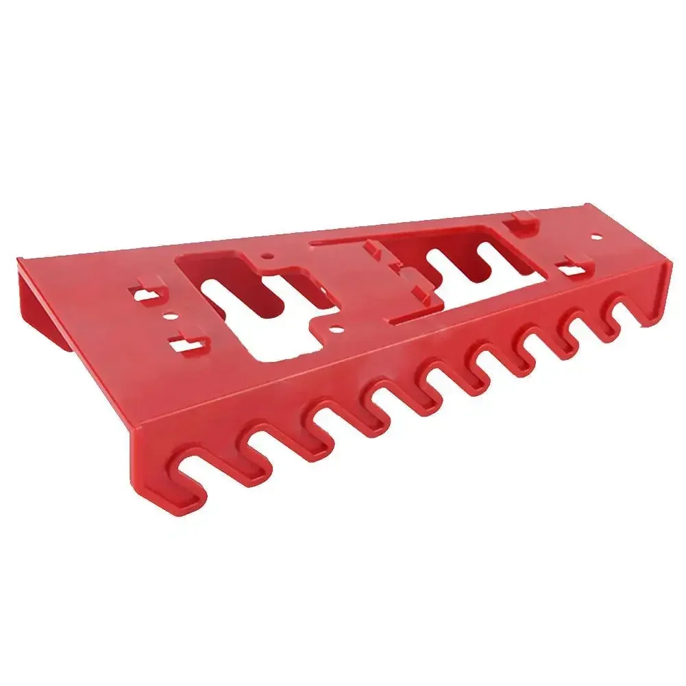 Imagem -03 - Chave Organizer Plastic Tray Sockets Vermelho e Preto Armazenamento Ferramentas Rack Sorter Standard Spanner Titulares