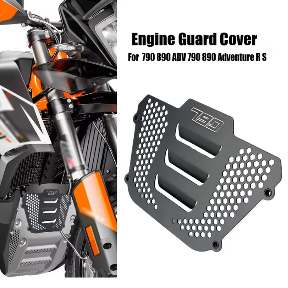 Motorcycle Accessories Engine Guard Cover Crap Flap Protector For KTM 790 890 ADV 790 890 Adventure R/S 2020 2021 2022 2023 2024