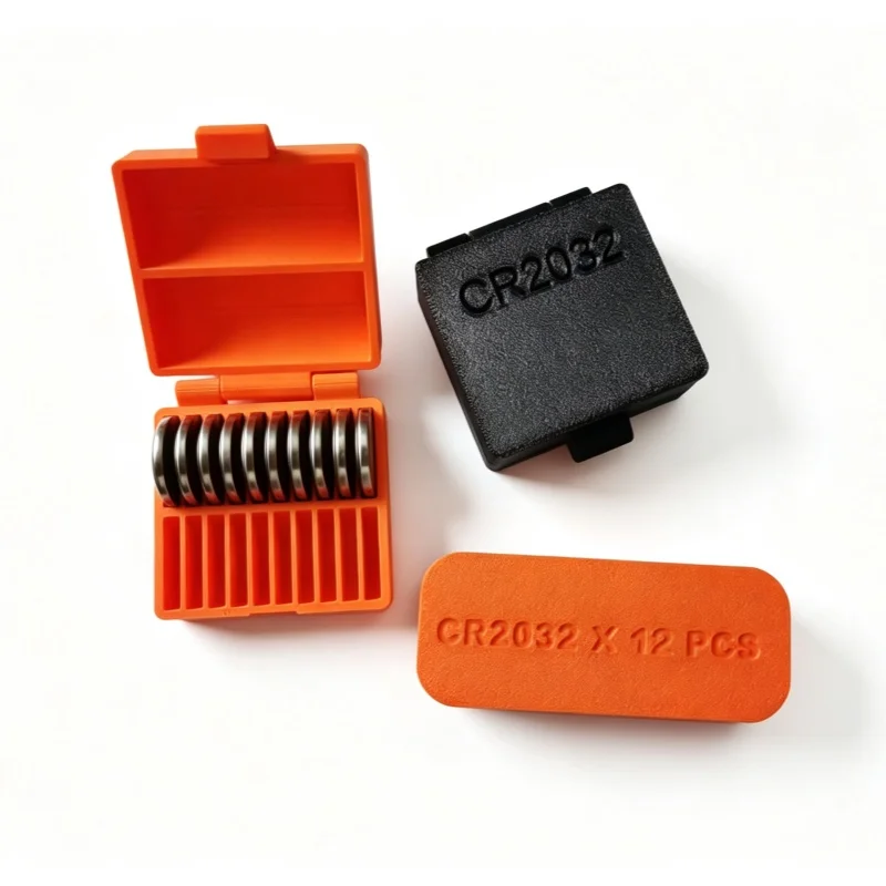 High Quality 12/20 Hole CR2032 Battery Box Portable Plastic Small Battery Organizer Coin Cell Battery Storage Case