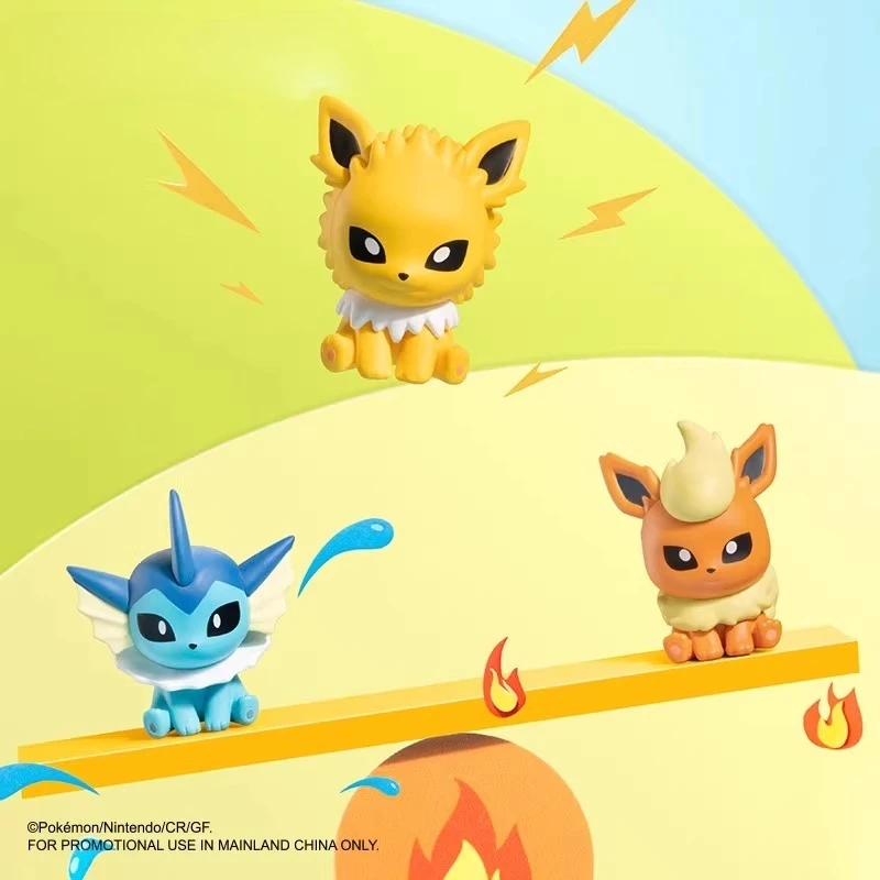 Pokemon Pokeball с фигурками, милая карманная кукла-монстр, слепая коробка, игрушка Gacha, коллекционный декор для стола Пикачу, подарки на день рождения для детей