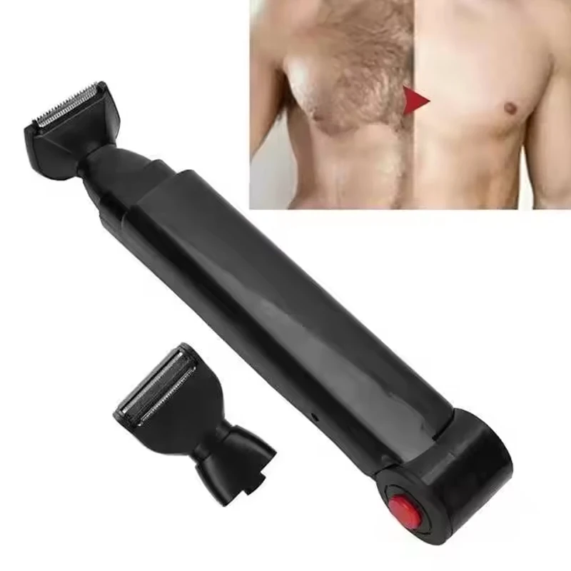 

Hot Sale Back Hair Shaver for Men Two Head Blade Trimmer Body Leg Razor Long Handle Removal Razors