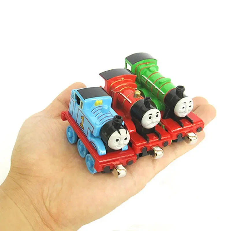 Genunie Thomas and Friends Trackmaster 1:43 karton ze stopu pociąg magnetyczny odporny na wstrząsy wysokiej jakości samochód zabawki dla dzieci prezent