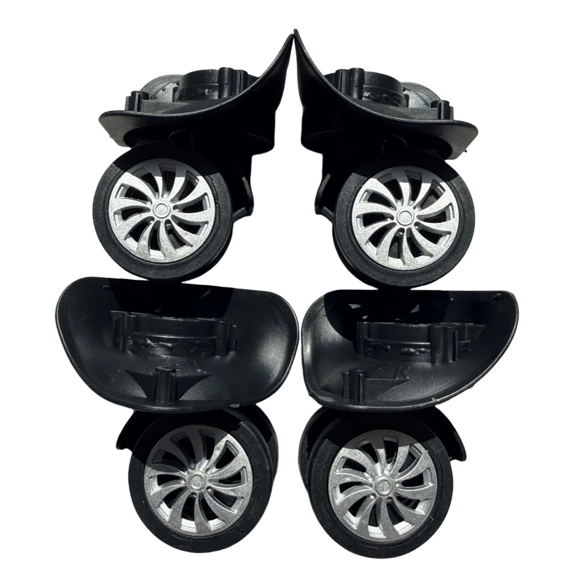 4Pcs Suitcase Wheels Luggage Spinner Caster Silent Luggage Wheels Replacement Wheels Customs Box Trolley Accessories