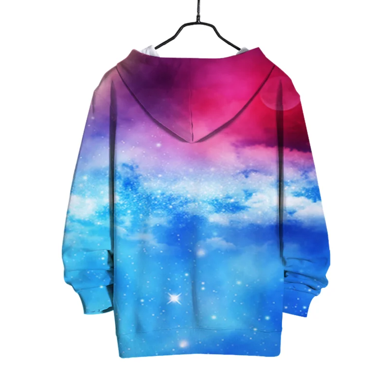 Custom 3D 100% Polyester Pullover Sublimation Hoodie for Men