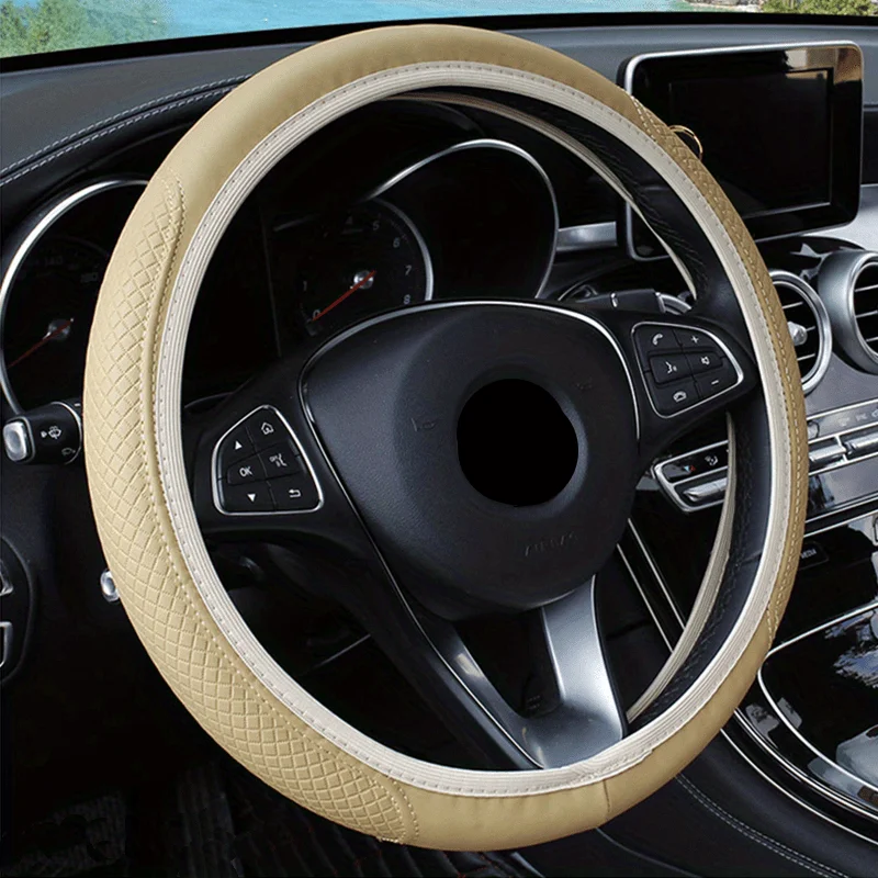 Funda de Volante Trenzada, Cubre Volante para Auto, Accesorios para Coche