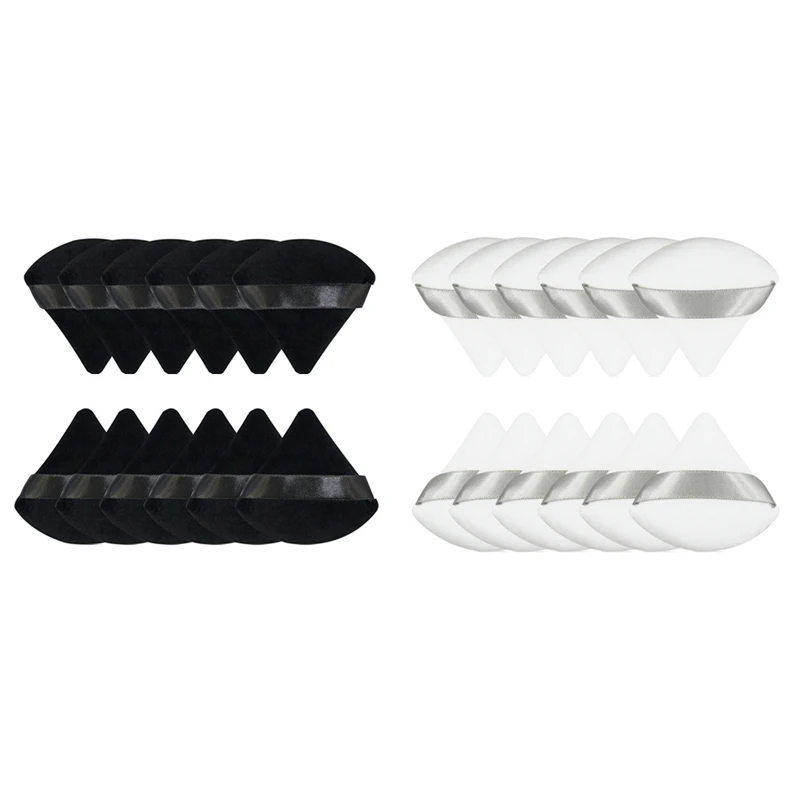 

Спонж для макияжа лица, мягкая пуховка для основы под макияж, 24 упаковки