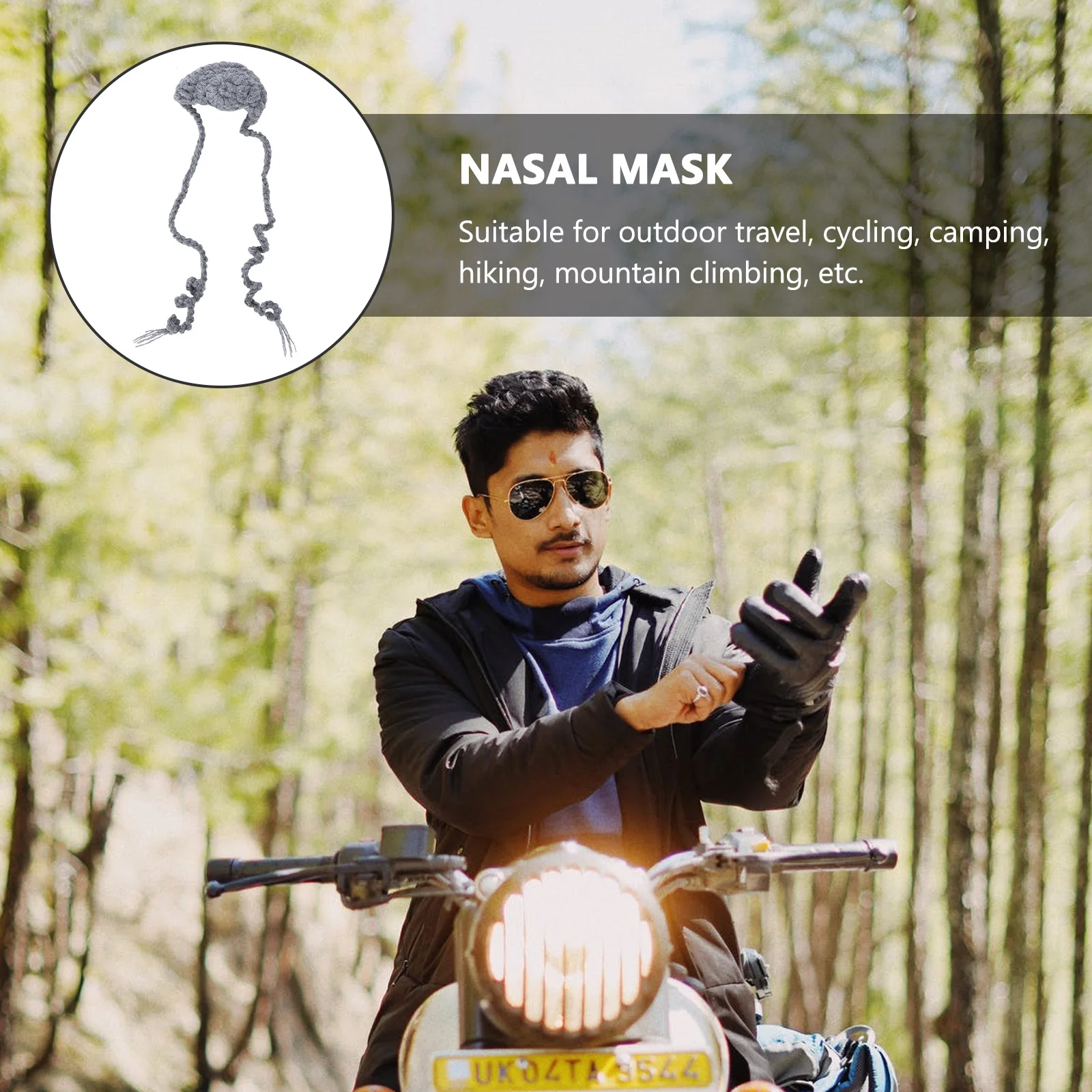 

Outdoor Nose Protector Breathable for Mountain Climbing Running Walking Nasal Covers Uv Protection Shield