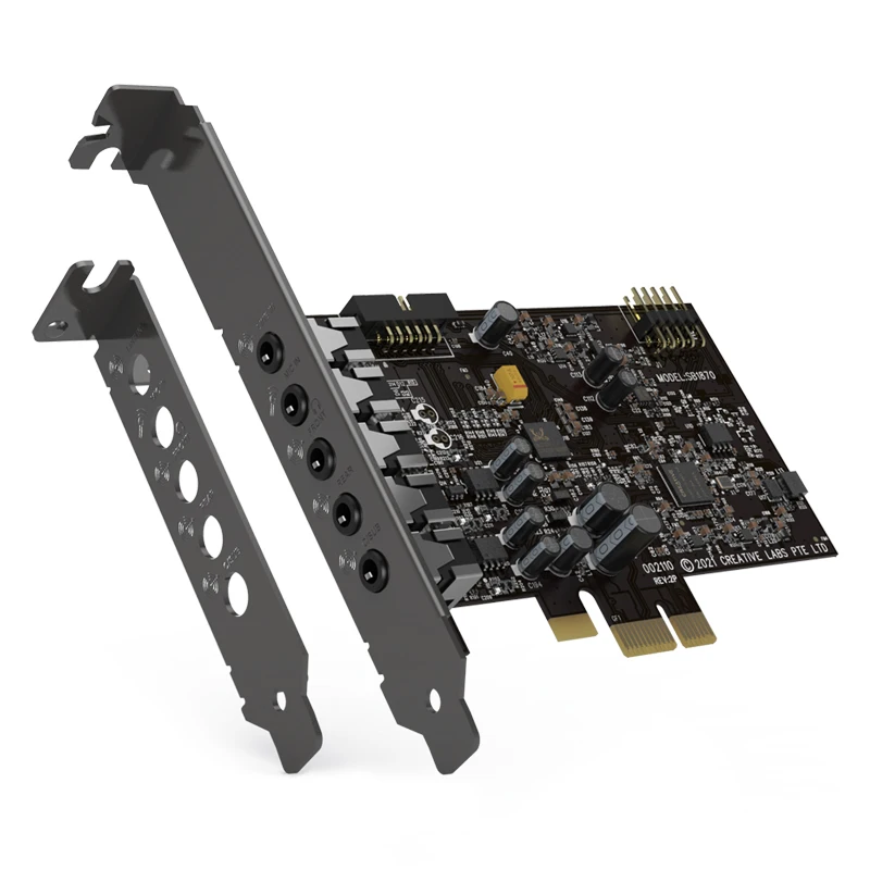 

5.1 Built-in independent sound card set, computer PCIE music game sound card 5.1 channel