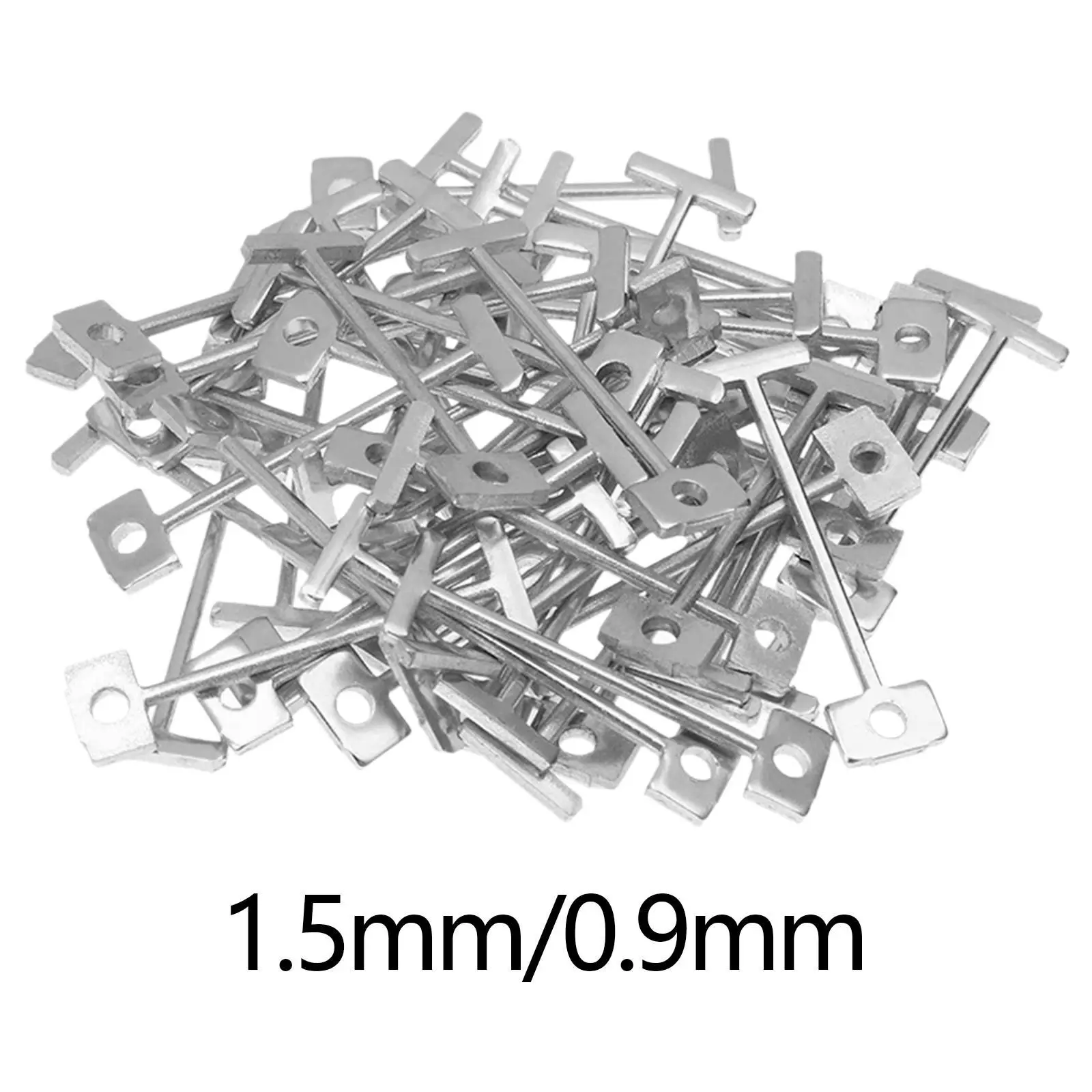 100 Pieces Steel Pin Tile Leveling System Tile Spacers Levelers Steel Needle