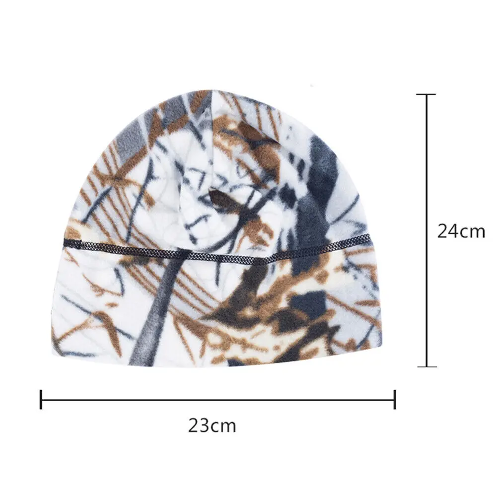 قبعة شتوية دافئة على شكل جمجمة من الصوف الناعم قبعة صغيرة سميكة مقاومة للرياح قبعة تزلج خارجية دافئة ملونة للرجال والنساء
